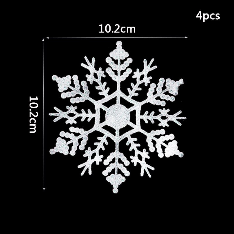 Christmas Gift Snowflakes Decor Christmas Hanging Pendants Home Christmas Tree Decorations Ornaments New Year Xmas Party Winter Decoration