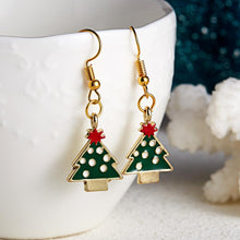 Load image into Gallery viewer, Christmas Gift New Xmas Earrings Pendant Christmas Tree Antelope Earrings Claus Boots Drop Earrings Jewelry Accessories
