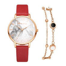 Load image into Gallery viewer, Christmas Gift Bravura Brand Watch For Women Fashion Removable Rhinestones Dress Ladies Wrist Watch Owl Black Female Quartz Clock Dropshipping