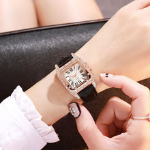 Load image into Gallery viewer, Christmas Gift Women diamond Watch starry Luxury Bracelet set Watches Ladies Casual Leather Band Quartz Wristwatch Female Clock zegarek damski