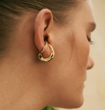 Load image into Gallery viewer, SKHEK 2022 Punk Metal Ear Cuff Earrings Geometric Irregular Hollow Ear Bone Clip Without Piercing For Women Girls Jewelry Gift