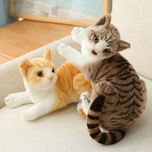 Load image into Gallery viewer, Skhek 26/30/40cm Cute Real Life Plush Cats Doll Stuffed Lying Cat Plush Toys for Children Baby Doll Kids Birthday Gift Home Decoration