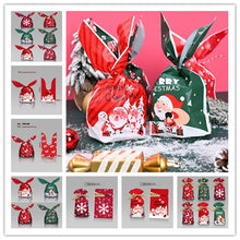 Load image into Gallery viewer, Christmas Gift 10/30/50pcs 2022 New Year Christmas Decoration Navidad Christmas Gift Bag Candy Bag Snowflake Nougat Packaging Bag Natal Noel