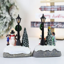 Load image into Gallery viewer, Christmas Gift 2022 New Year Gifts Best for Children Christmas LED Micro Landscape Resin House Christmas Decoration for Home Xmas Navidad Decor