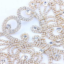 Load image into Gallery viewer, Skhek Luxury Flower Rhinestone Choker Necklace For Women Crystal Choker Collar Necklace Statement Wedding Jewelry Gift