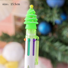 Load image into Gallery viewer, Cute Six Color Pen Santa Claus Xmas Cartoon Noel Deer Ballpoint Pen Elementary School Gifts Stationery Merry Christmas Decor