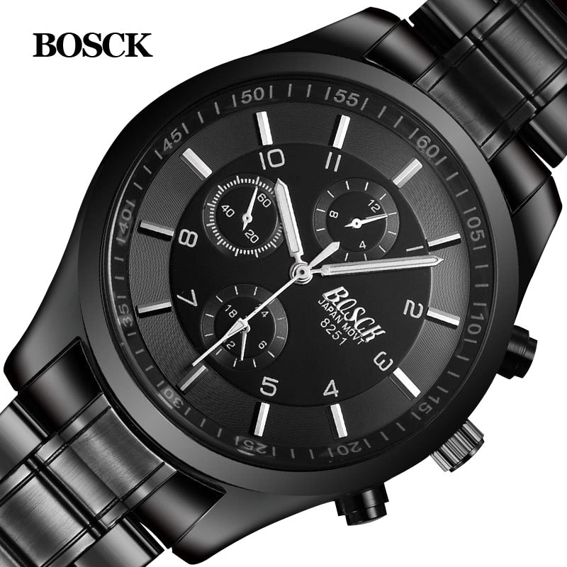 Christmas Gift Bosck Men Watch Sports Stainless Steel Hardlex New With Tags Wristwatch Mens Fashion Casual Reloj Hombre Male Quartz-Watch 2020