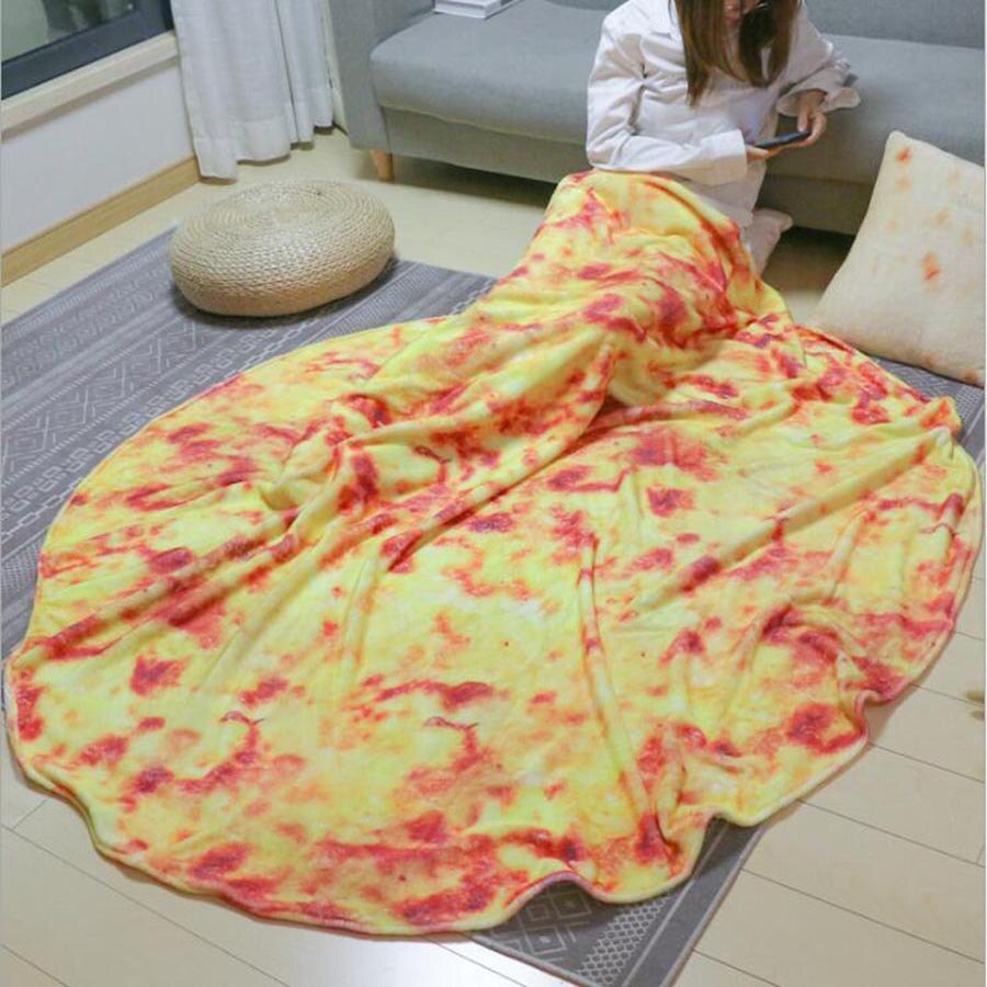 WOSTAR Winter warm tortilla blankets fashion Super Soft Lavash Throw Blanket for Bed Sofa Bedspread Airplane Travel Blanket