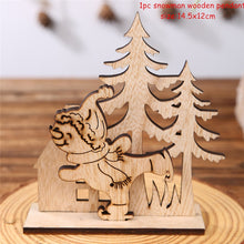 Load image into Gallery viewer, Skhek Christmas Gift New Year 2022 Xmas Tree Drop Ornaments Christmas Wooden Pendant Decorations for Home Kids Toys Gift Xmas Decorations Navidad