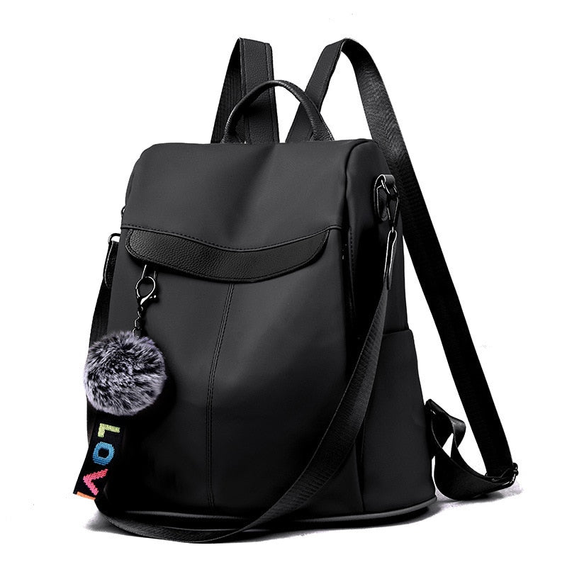 Skhek Back to school supplies Waterproof Oxford Cloth Women Backpack Designer Light Travel Backpack Fashion School Bags For Teenage Girls Casual Shoulder Bags
