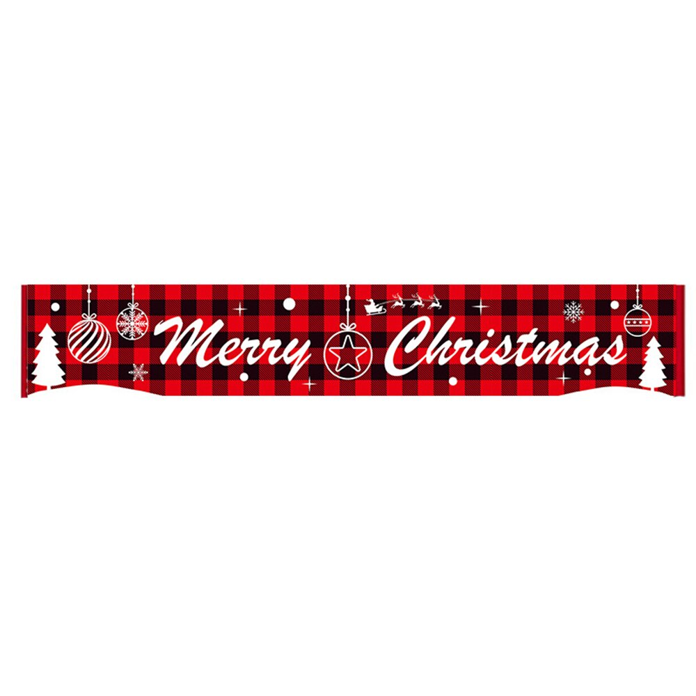 Christmas Gift Merry Christmas Banner Red Large Xmas Sign Huge Ornaments Home Decor Outdoor Party New Year Christmas Decoration Festive Banner