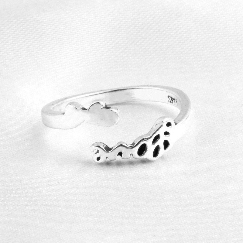 2021 Valentine's Day Gift Love Hug Open Ring Retro Simple Rings Letter Finger Ring Unisex Adjustable Size Ring Jewelry Gift