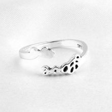 Load image into Gallery viewer, 2021 Valentine&#39;s Day Gift Love Hug Open Ring Retro Simple Rings Letter Finger Ring Unisex Adjustable Size Ring Jewelry Gift