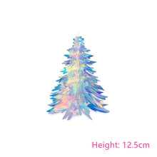 Load image into Gallery viewer, Christmas Gift Neon Film 3D Snowflakes Christmas Decorations for Home Ornaments Navidad Tree Fake Snow Garlands Winter Frozen Party Supplies