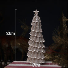 Load image into Gallery viewer, Christmas Gift Christmas Decoration Iron Xmas Tree LED Light Desktop Restaurant Home Decor Gift Party New Year 2022 Christmas Tree Ornaments