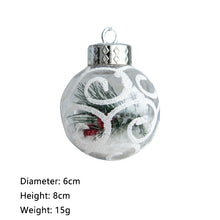Load image into Gallery viewer, LadyCC Christmas Decorative Hanging Ball Color Painting Christmas Ball Tree Decorative Pendant Scene Layout