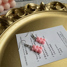 Load image into Gallery viewer, New Fashion Sequins Resin Gummy Bear Dangle Earrings for Women Girl DIY Cartoon Animal Bear Earrings Creative Drop Jewelry Gifts