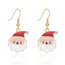 Load image into Gallery viewer, Christmas Gift Christmas Drop Earrings For Women Santa Claus Snowflake Bells Elk Candy Dangle Earring Girls Xmas New Year Party Jewelry Gift