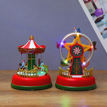 Load image into Gallery viewer, Xmas Glowing Music Carousel Ferris Wheel Christmas Gifts Christmas Eve Gifts Christmas Ornaments Home Decoration Gifts