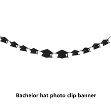 Load image into Gallery viewer, Graduation Party Confetti Balloons Decoration  Party  Bachelor Cap Hanging Photo Clip Graduation SouvenirsFavorite Decor Gifts,Q