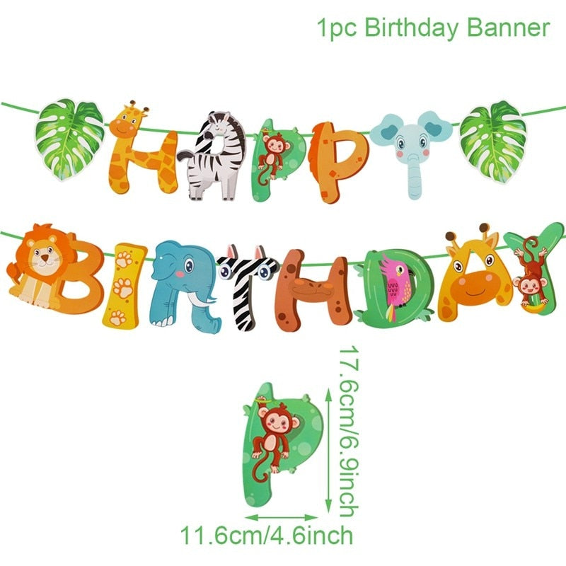 Skhek  Frigg 1St Birthday Banner Happy Birthday Deco First Birthday Boy Girl Party One Year Birthday Bunting Paper Garland Baby Shower