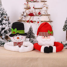 Load image into Gallery viewer, 105cm Santa Claus Hugs The Tree Doll Snowman Christmas Tree Ornament Festive Decoration Atmosphere Cloth Xmas Cute Pendant Decor
