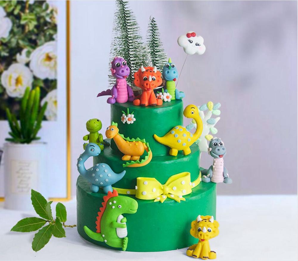 Dinosaur Theme Parti Cake Topper Dinosaur Jungle Safari Birthday Party Decor Boy Dinosaur Cake Decor Jurassic World Party Decor