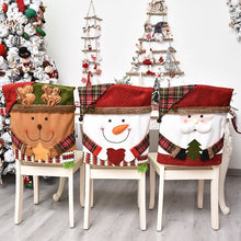 Load image into Gallery viewer, Christmas Gift 1pc 2021 Christmas Cloth Santa Red Hat Chair Set 2020 New Year Chair Covers Christmas Decoration for Home Navidad Natal Noel