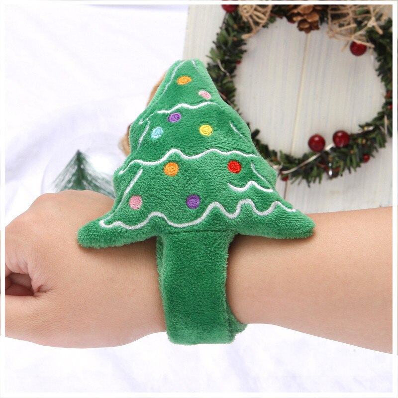 New Christmas Decorations Children's Clapping Ring Bracelet Creative Gift Cartoon Net Red Clapping Ring Christmas Articles