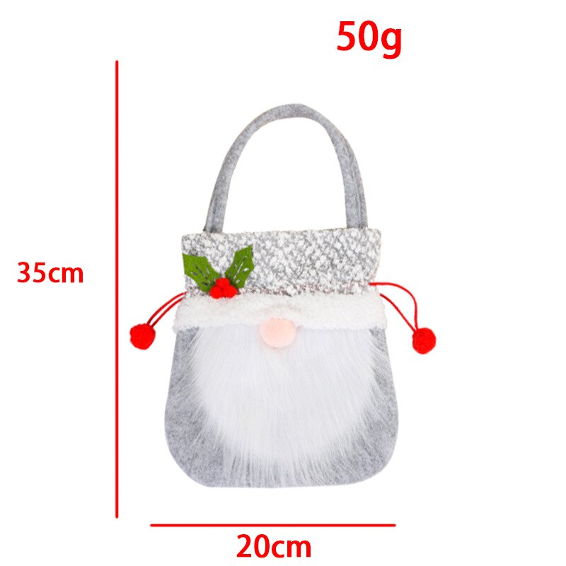Christmas Decorations 2022 New Faceless Elderly Gift Bag Portable Apple Bag Candy Bag Props Home Party Christmas Tree Pendant