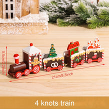 Load image into Gallery viewer, Christmas Gift Christmas Wooden Train Merry Christmas Ornaments Christmas Decorations For Home Table 2021 Noel Navidad Xmas Gifts New Year 2022