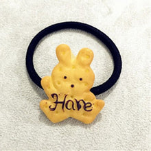 Load image into Gallery viewer, Christmas Gift 1pcs Cartoon Shape Scrunchy Girls Cute Simulated Biscuits Hair Clip Headbands Hair Tie Kids Hairclip Hair Band Hair Accessories