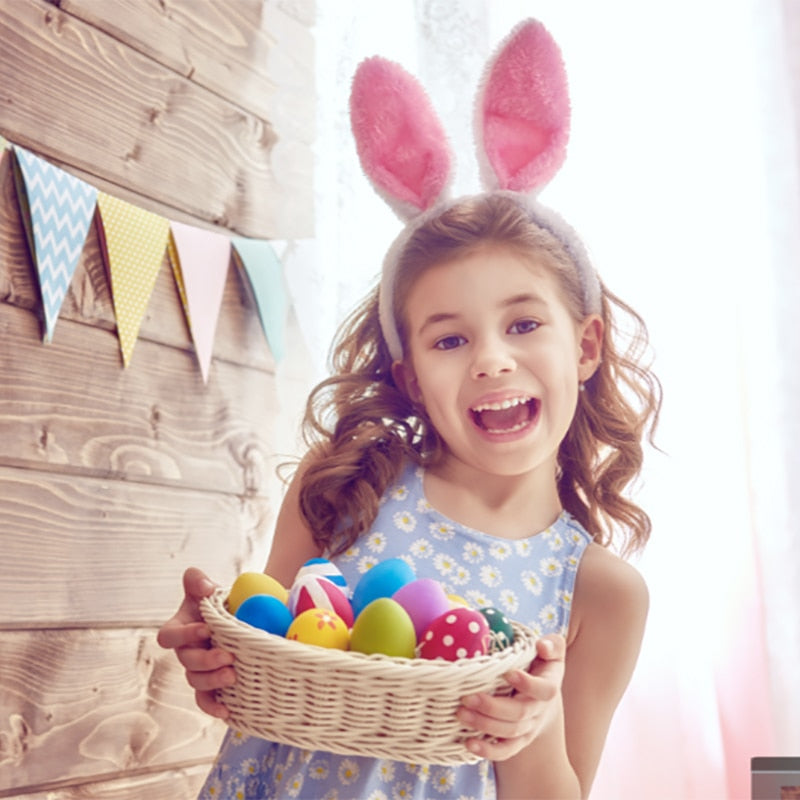 Easter Cute Rabbit Hairband Rabbit Ear Headband Adult Children Girls Cosplay Dress Costume Bunny Ear Hair Accessories Kids Gift