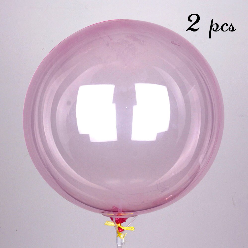 20'' Transparent PVC Printed Helium Bubble Balloon Inflatable Bobo Balloons for Wedding Birthday Party Baby Shower Decoration