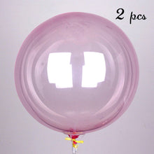 Load image into Gallery viewer, 20&#39;&#39; Transparent PVC Printed Helium Bubble Balloon Inflatable Bobo Balloons for Wedding Birthday Party Baby Shower Decoration