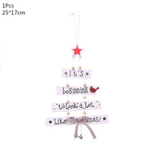 Load image into Gallery viewer, Wooden Christmas Decoration for Home Christmas Tree Pendant Christmas Wood Ornaments Navidad New Year 2020