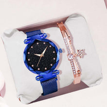 Load image into Gallery viewer, Christmas Gift Luxury Women Watches Ladies Magnetic Starry Sky Clock Fashion Diamond Female Quartz Wristwatches relogio feminino zegarek damski