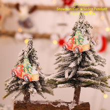 Load image into Gallery viewer, Christmas Gift New Year 2022 Christmas Pendant Wooden Painted Wood Craft Xmas Tree Drop Ornaments Decorations for Home Kids Toys Gifts Xmas