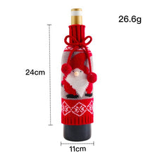 Load image into Gallery viewer, Christmas Wine Bottle Cover Snowman Elk Old Man Merry Christmas Decorations For Home Xmas Navidad Ornament New Year 2022 Gifts