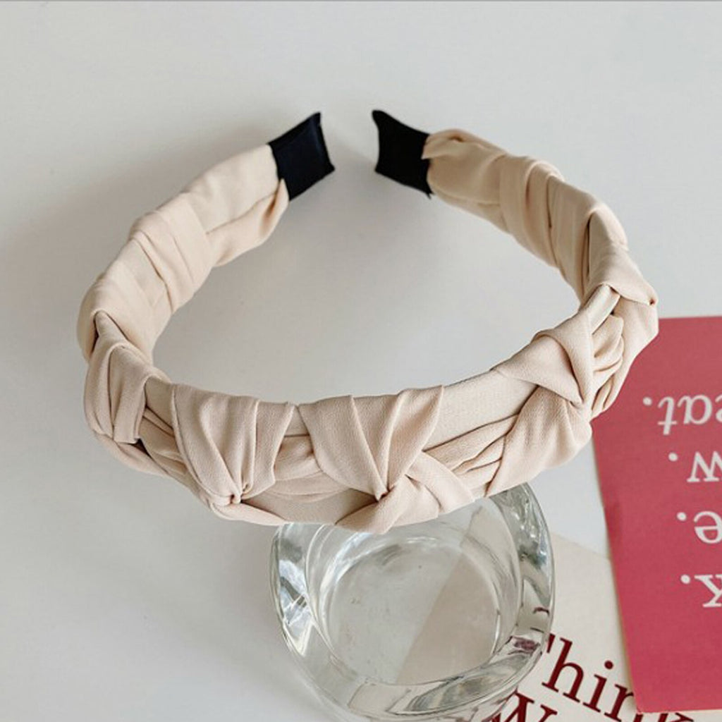 New Fashion Women Hair Accessories Wide Side Flower Hairband Casual Soft Hair Hoop Top Quality Headband Wholesale