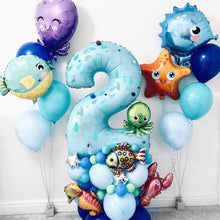 Load image into Gallery viewer, 1pc Under Sea Animal Balloon Cute Crab/Starfish/Octopus Balloons Sea Party Theme Kid Happy Birthday Decor Baby Shower Supplies