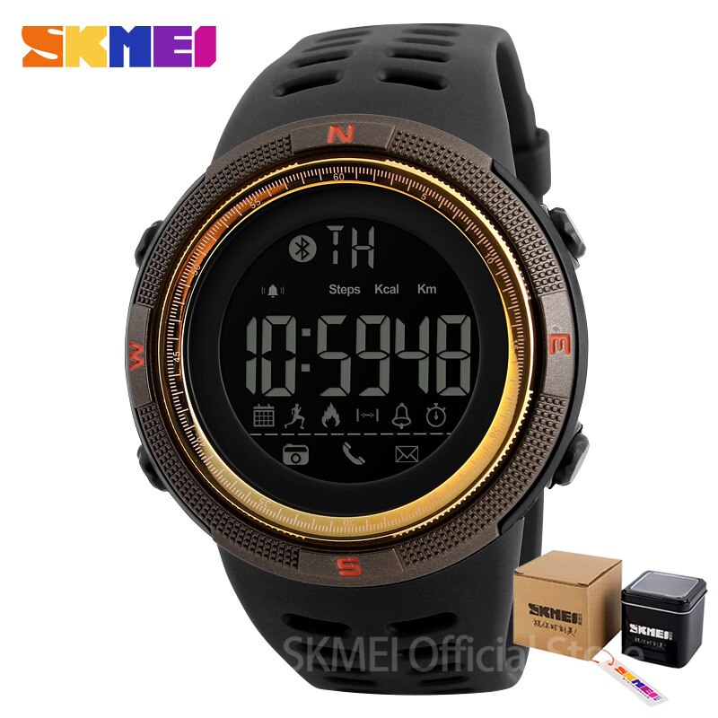 Christmas Gift SKMEI Watch Men Women Call Reminder Bluetooth-compatible Wristwatches Mens Ladies SPort Watches reloj inteligente 1250