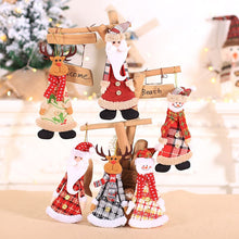 Load image into Gallery viewer, Christmas Gift 2022 New Year Gifts Christmas Dolls DIY Santa Snowman Elk Ornaments Natal Christmas Tree Decorations Noel Navidad Home Decor