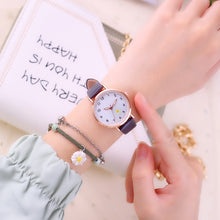 Load image into Gallery viewer, Christmas Gift Fashion Ladies Luminous Little Daisy watch ins Simple Casual College Small Fresh Female Watch Women Quartz Clock Reloj mujer