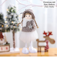 Load image into Gallery viewer, Christmas Gift PATIMATE Christmas Angel Plush Doll Pendant Christmas Tree Ornament Christmas Decoration for Home Xmas Gifts Noel Navidad 2021