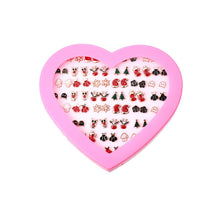 Load image into Gallery viewer, Christmas Gift Cute 36 Pairs Cartoon Hypoallergenic Enamel Stud Earrings Set For Women Girl Wedding Christmas Gifts Jewelry