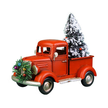 Load image into Gallery viewer, 1PC Red Truck Christmas Desktop Christmas Iron Decoration Kids New Year Gifts Vintage Metal Office Home Xmas Decorations Drop