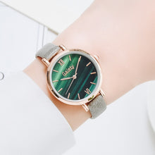 Load image into Gallery viewer, Christmas Gift Gaiety Tpp Brand Bracelet Watch Women Green Dial Water Drill Ladies Watch Jewelry Female Clock Casual Black Quartz Wristwatches