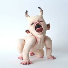 Load image into Gallery viewer, SKHEK Halloween New Open Halloween Decoration Horror Baby Handmade Doll Resin Crafts Ornaments Simulation Horror Doll Ornaments Festival Toys