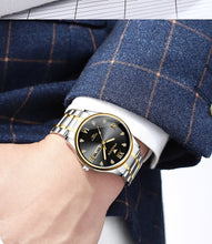 Load image into Gallery viewer, Christmas Gift Luxury Men Watch Waterproof Fashion business Quartz Watches Chronograph full Steel Male Wristwatch mens Relogio Masculino
